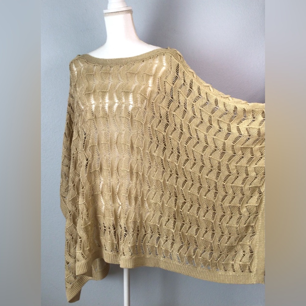 Lauren Ralph Lauren Linen Blend Poncho - Picture 9 of 16